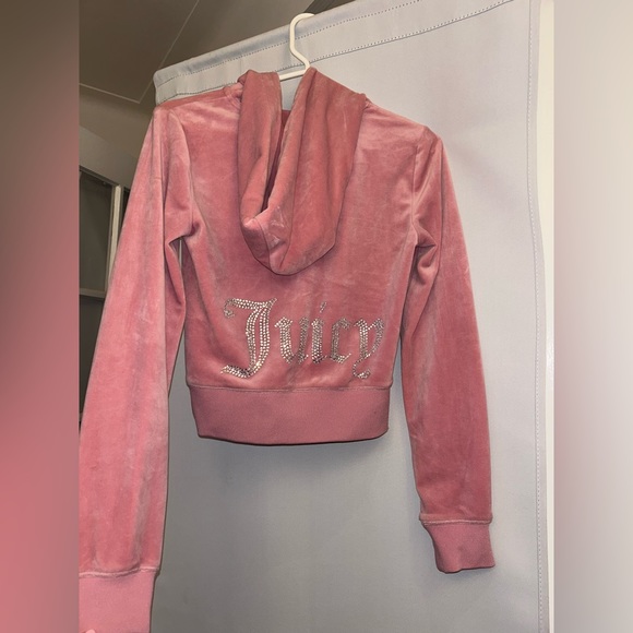 JUICY COTURE BLING PINK HOODIE - Picture 4 of 4